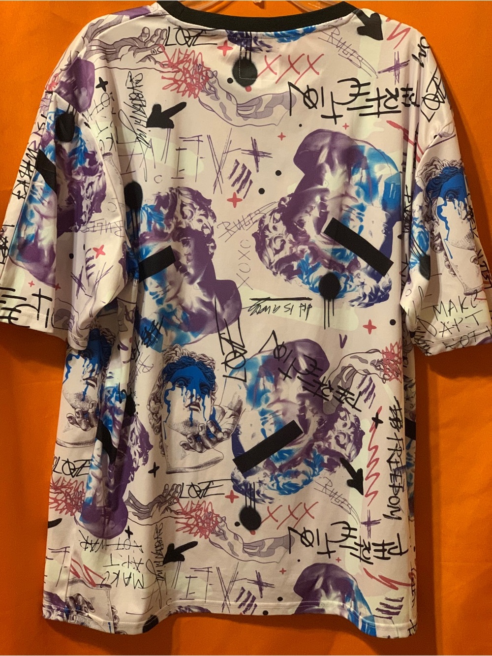 Fresh Prints of Bel Air - Retro 90s Purple & Blue Print - Picture 2 of 3